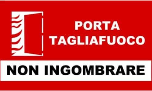 Cartello antincendio